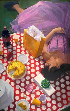 Indulgence III, Oil Indulgence III, Oil Painting by Nicole McCormick Santiago