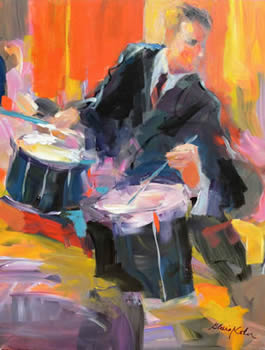 Gloria Coker, Drummer